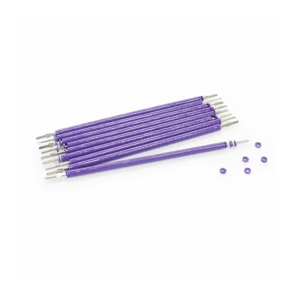 Elástico Ortodôntico Ligadura Bengalinha 1000un. Morelli Roxo