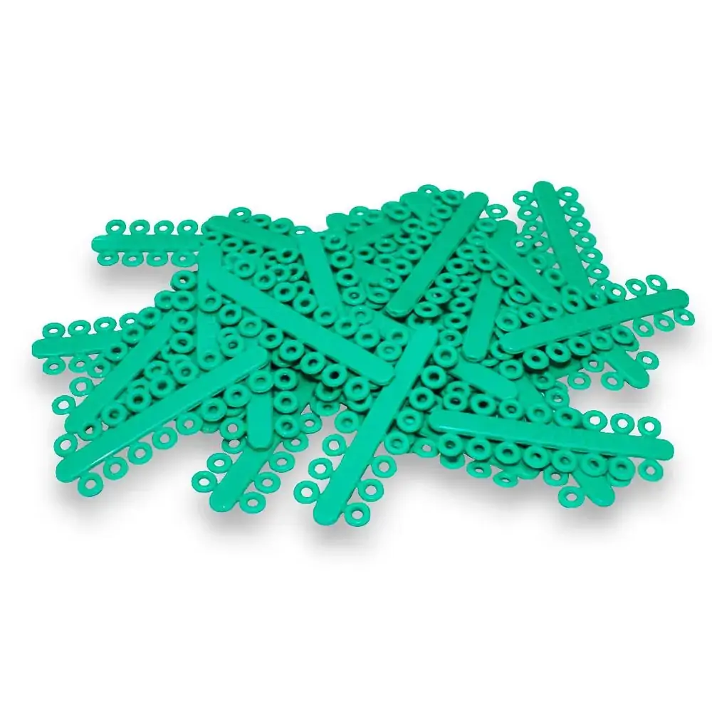 60.04.401 Elástico Separador Modular Verde 3/16