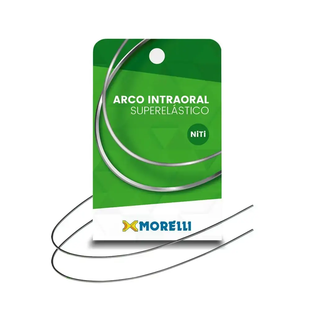 50.80.015 Arco Intraoral Superelástico Pequeno Niti Redondo 0,50mm - Morelli