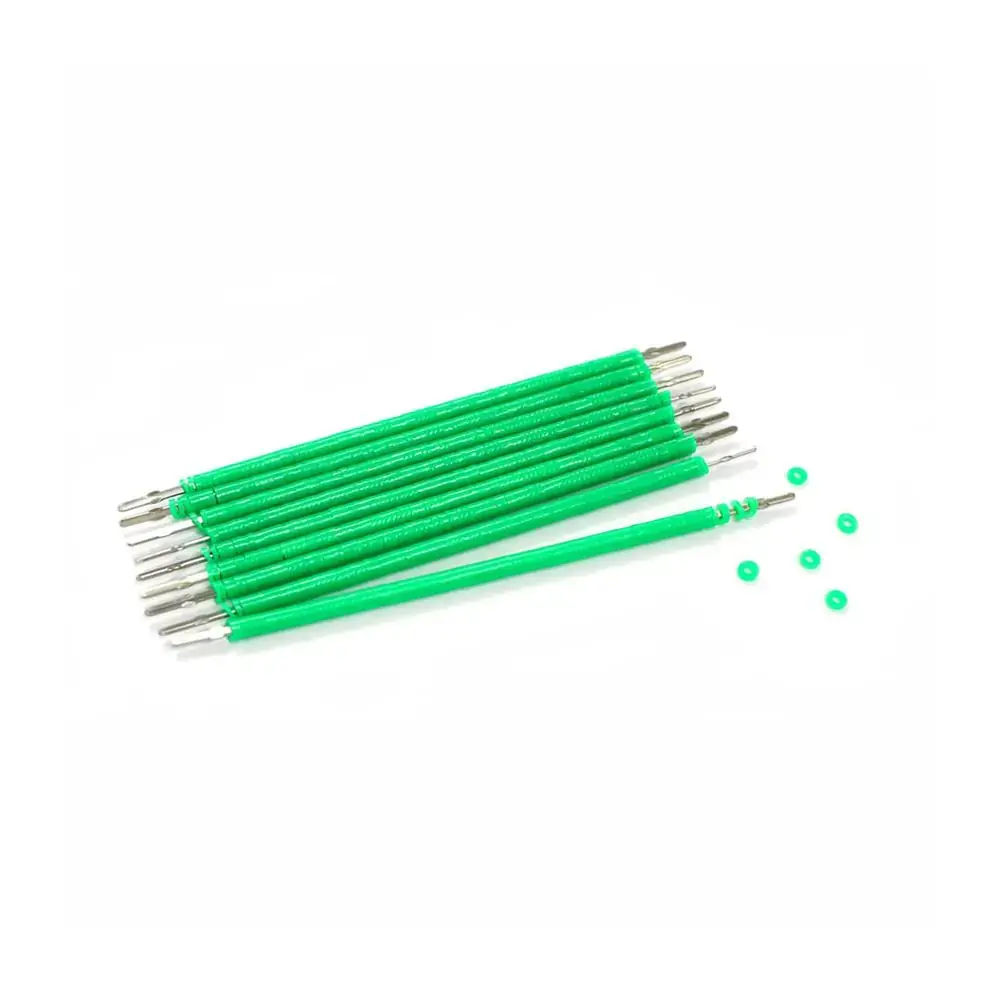 Elástico Ortodôntico Ligadura Bengalinha 1000un. Morelli Verde-Cristal