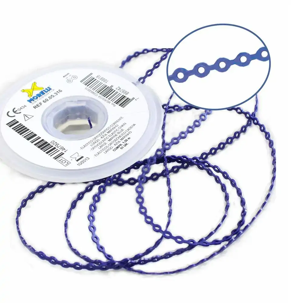 60.05.316 Elástico Corrente Longo Azul Marinho 1,5m - Morelli