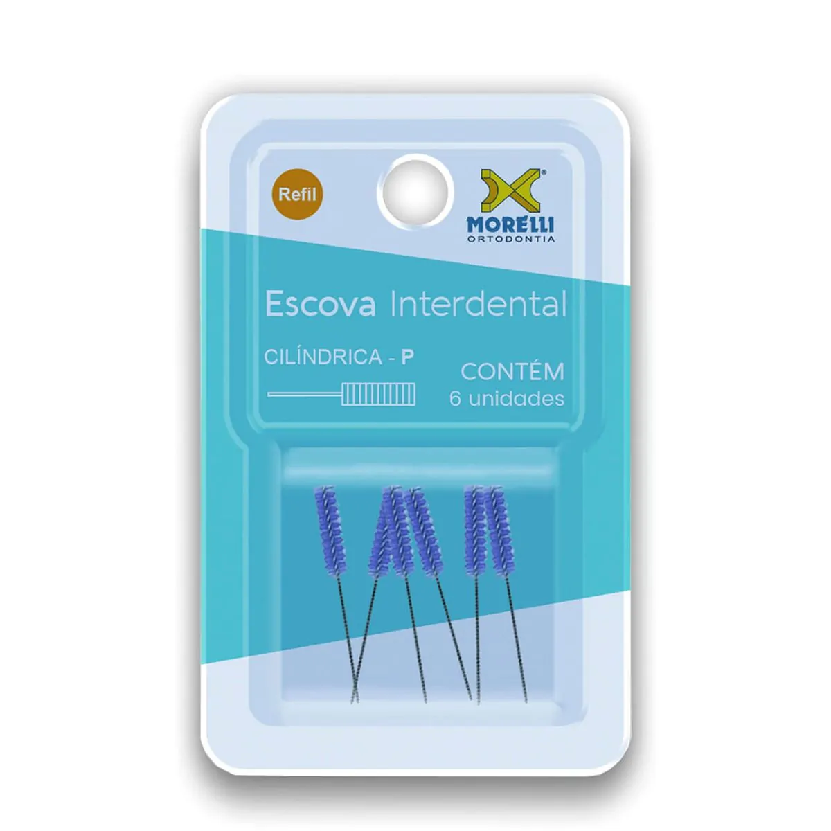 78.01.101 Refil Escova Interdental Cilíndrica P - Morelli