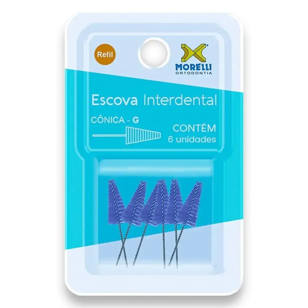 7801103 Refil Escova Interdental Cônica G - Morelli