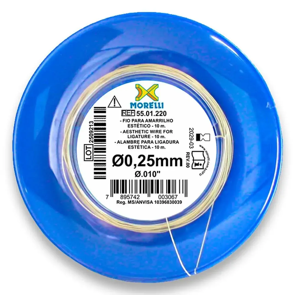 Fio de Aço Estético Para Amarrilho Redondo 010