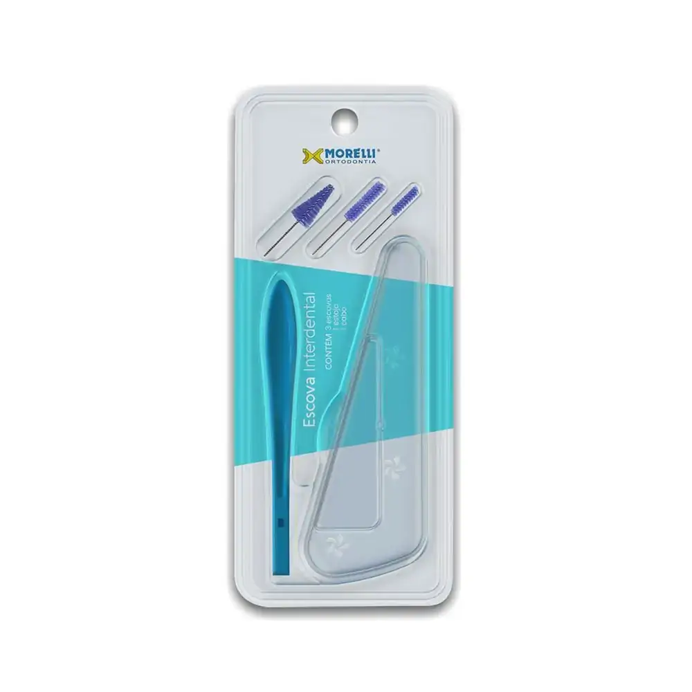 78.01.002 Escova Interdental Azul - Morelli - 7801002 Escova Interdental Azul - Morelli
