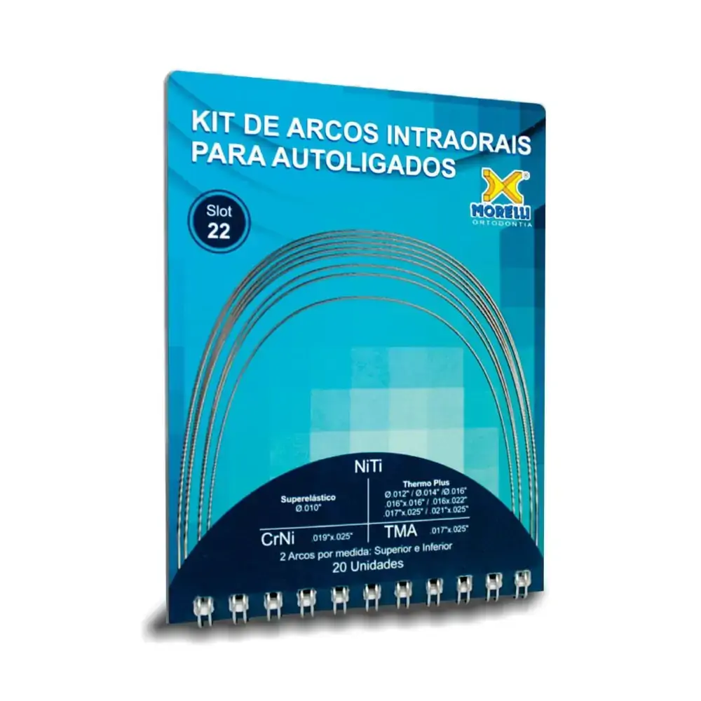 Sequência de Arcos para Bráquete Autoligado - Morelli - 26.2437
