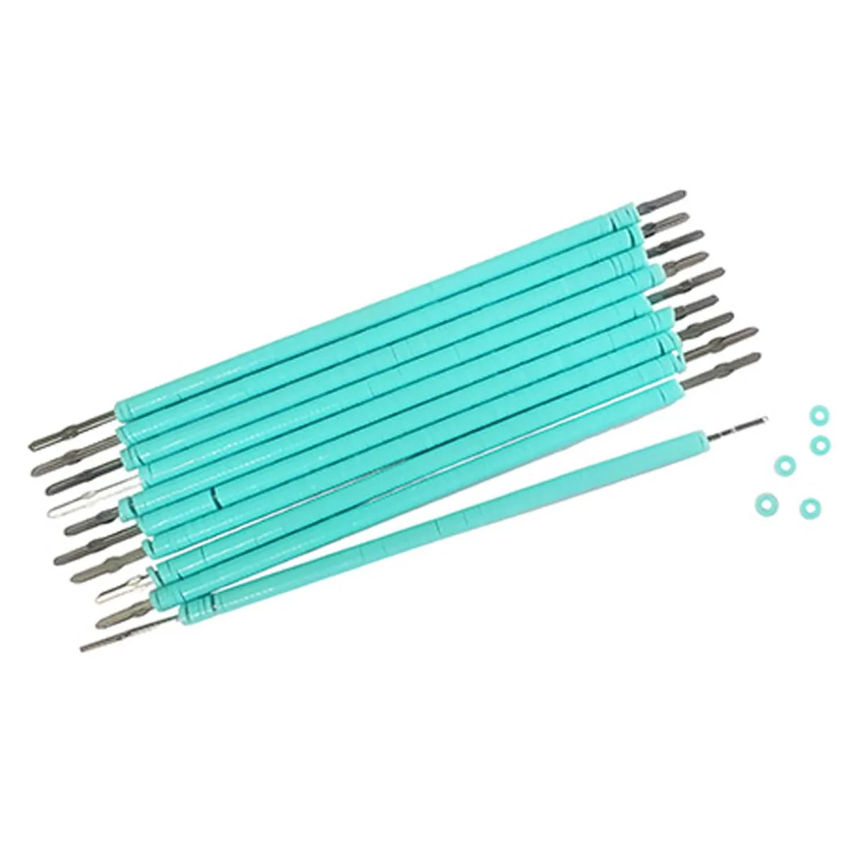 60.03.162 Elástico Ligadura Bengalinha Antimicrobiano Azul Caribe com 1000 - Morelli