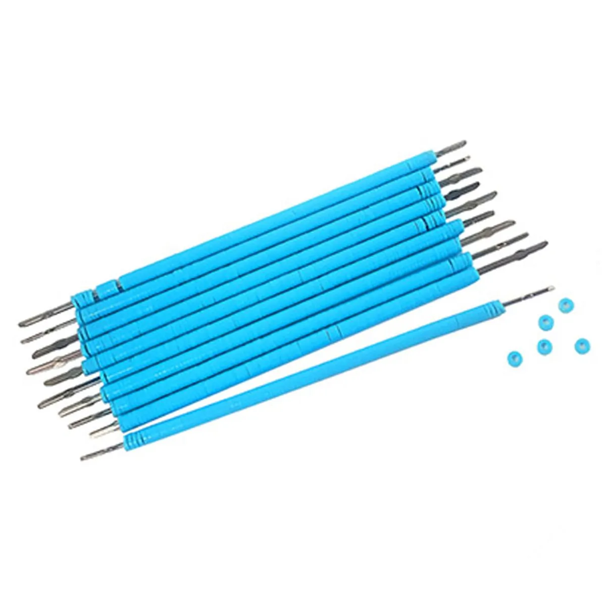 60.03.163 Elástico Ligadura Bengalinha Antimicrobiano Azul Céu com 1000 - Morelli