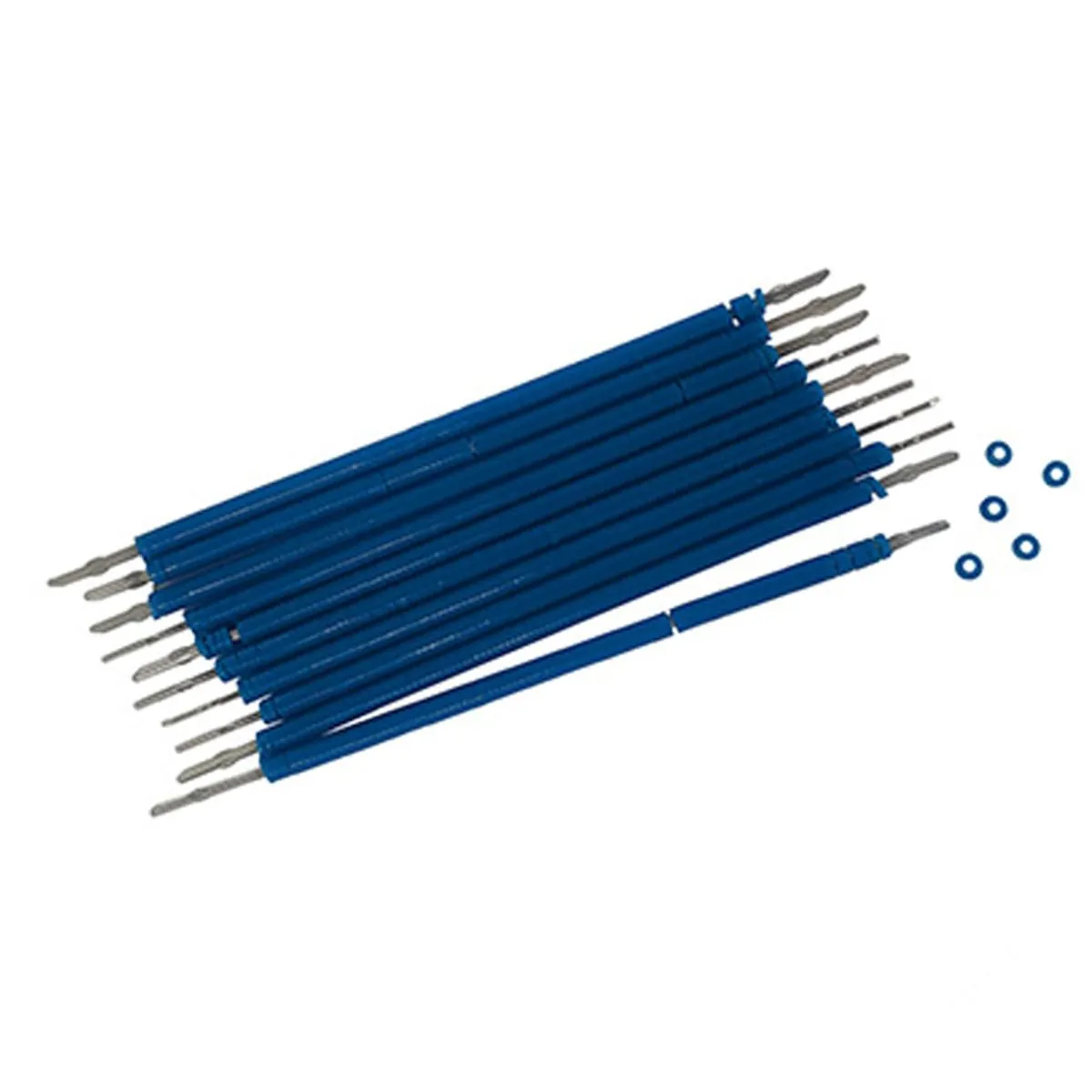 60.03.164 Elástico Ligadura Bengalinha Antimicrobiano Azul Petróleo com 1000 - Morelli