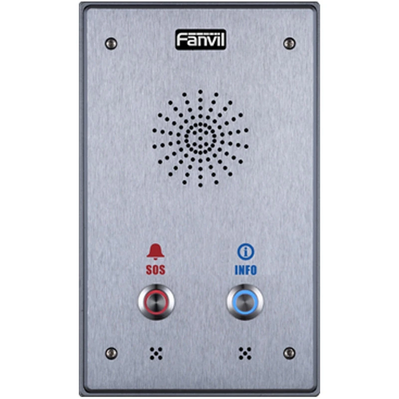 Interfone Sip Fanvil I12-02p Poe Ip65 Ik10