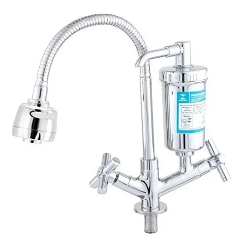 Torneira Gourmet Com Filtro Bancada Flexível Luxo Mecanismo De Bucha Casagrande Mundial