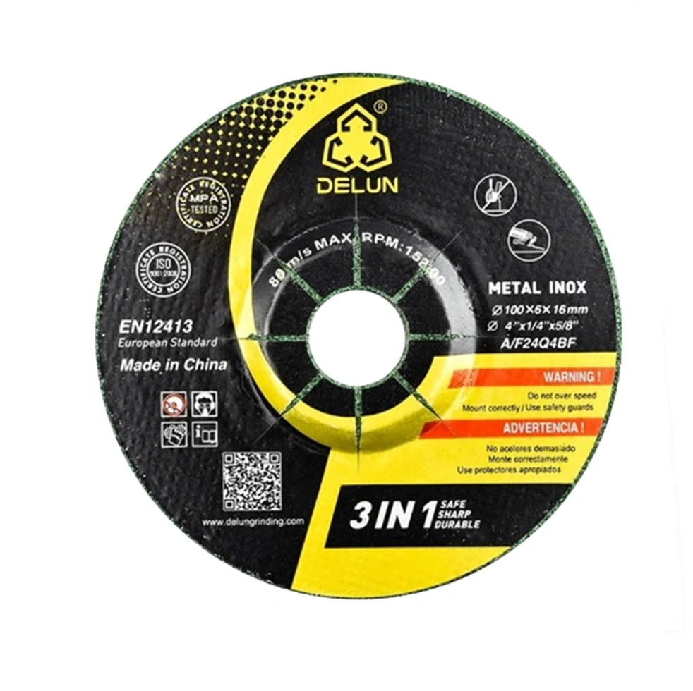 Disco Corte Delun Inox 4.1/2" (115 X 1.0 X 22.23 Mm) Caixa De 50 Un