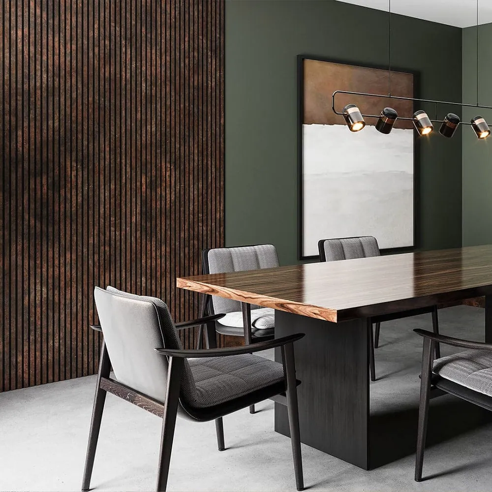 Painel Meu Rodape 10x1 Ripado Urban Corten Rpdol17 (r. 2 5m)