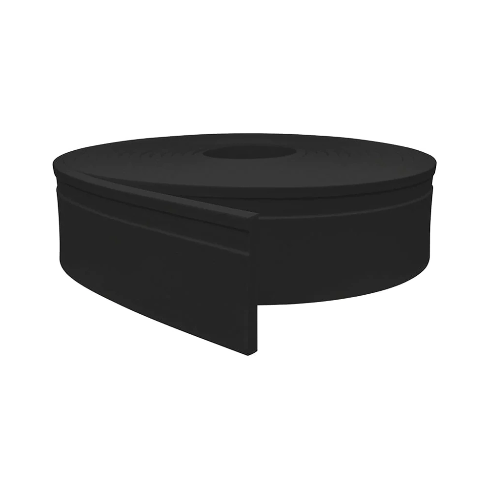 Rodapé De Eva Autocolante Rp16p 10cm Preto 10 Metros Rp16p 04