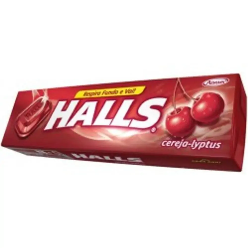 Bala Cereja Halls Pacote 34g