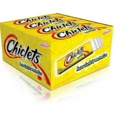 Chiclets Hortelã 16 Unidades