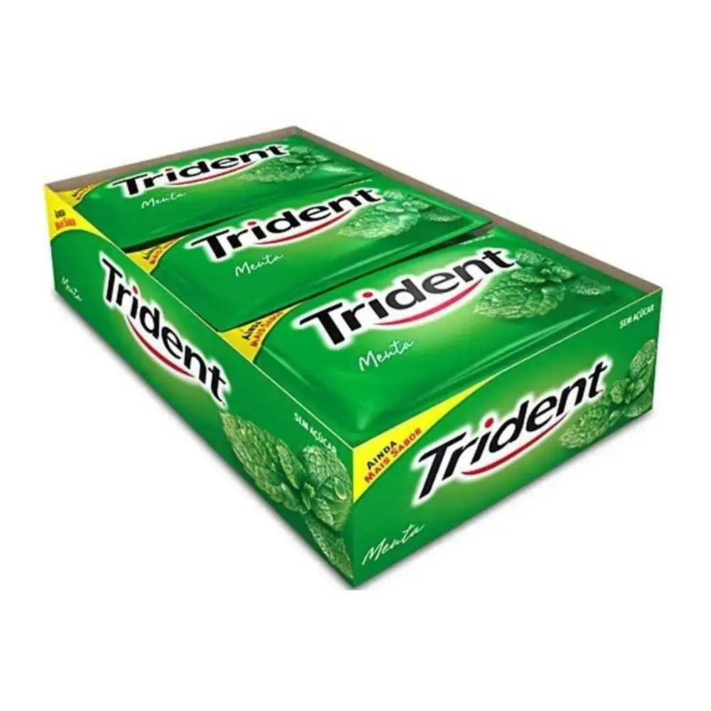 Chicle Trident Menta 21unidade X 8,5g