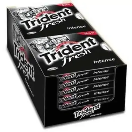 Chiclets Adams Trident Fresh Intens C/12