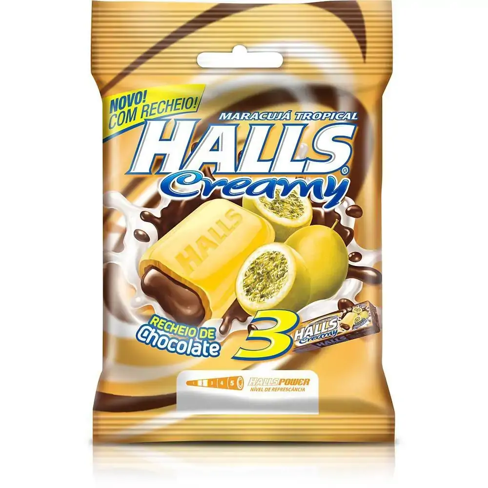 Drops Halls Creamy Maracuja Tropical