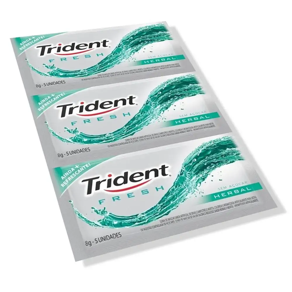 Chiclete Trident Herbal Fresh C/18unidade