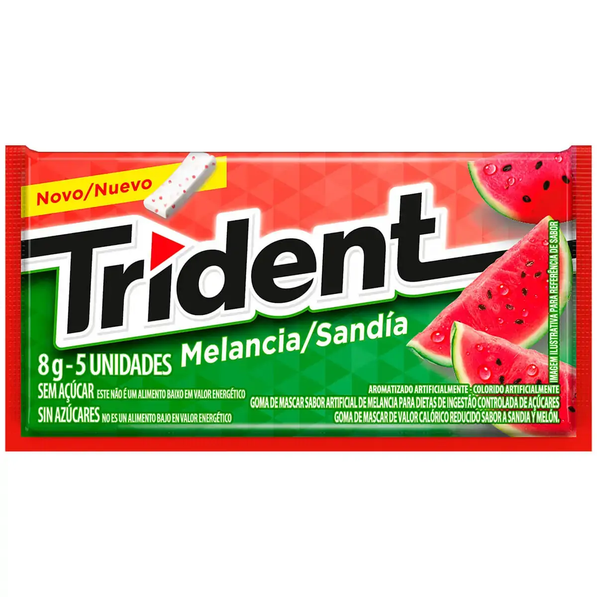 Chiclete Trident Melancia C/18