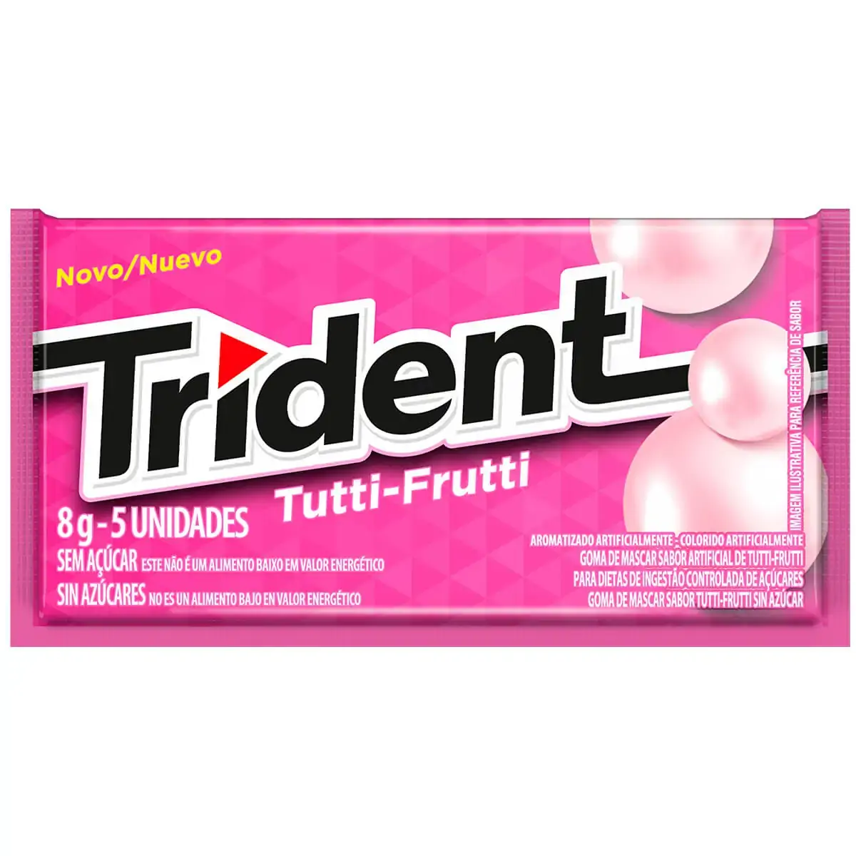 Chiclete Trident Tutti Frutti C/18