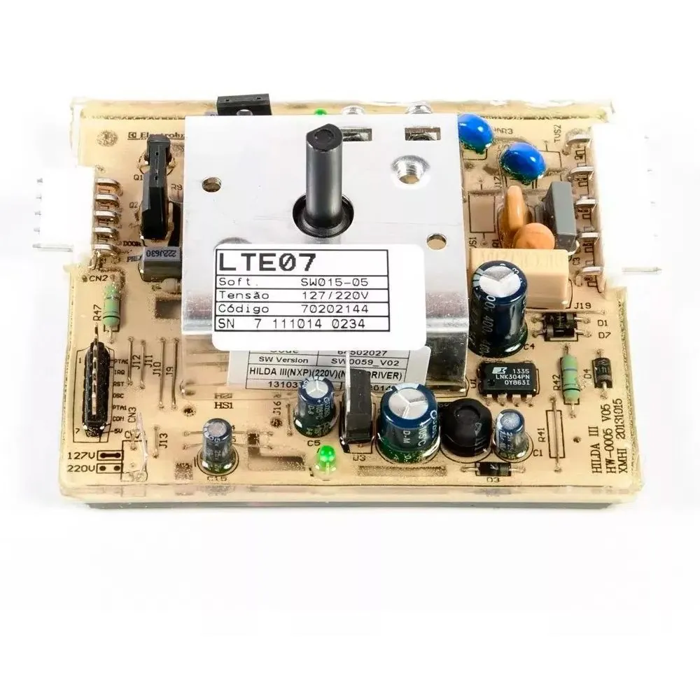 Placa De Potência Lavadora Electrolux Lte07 70202144 Bivolt