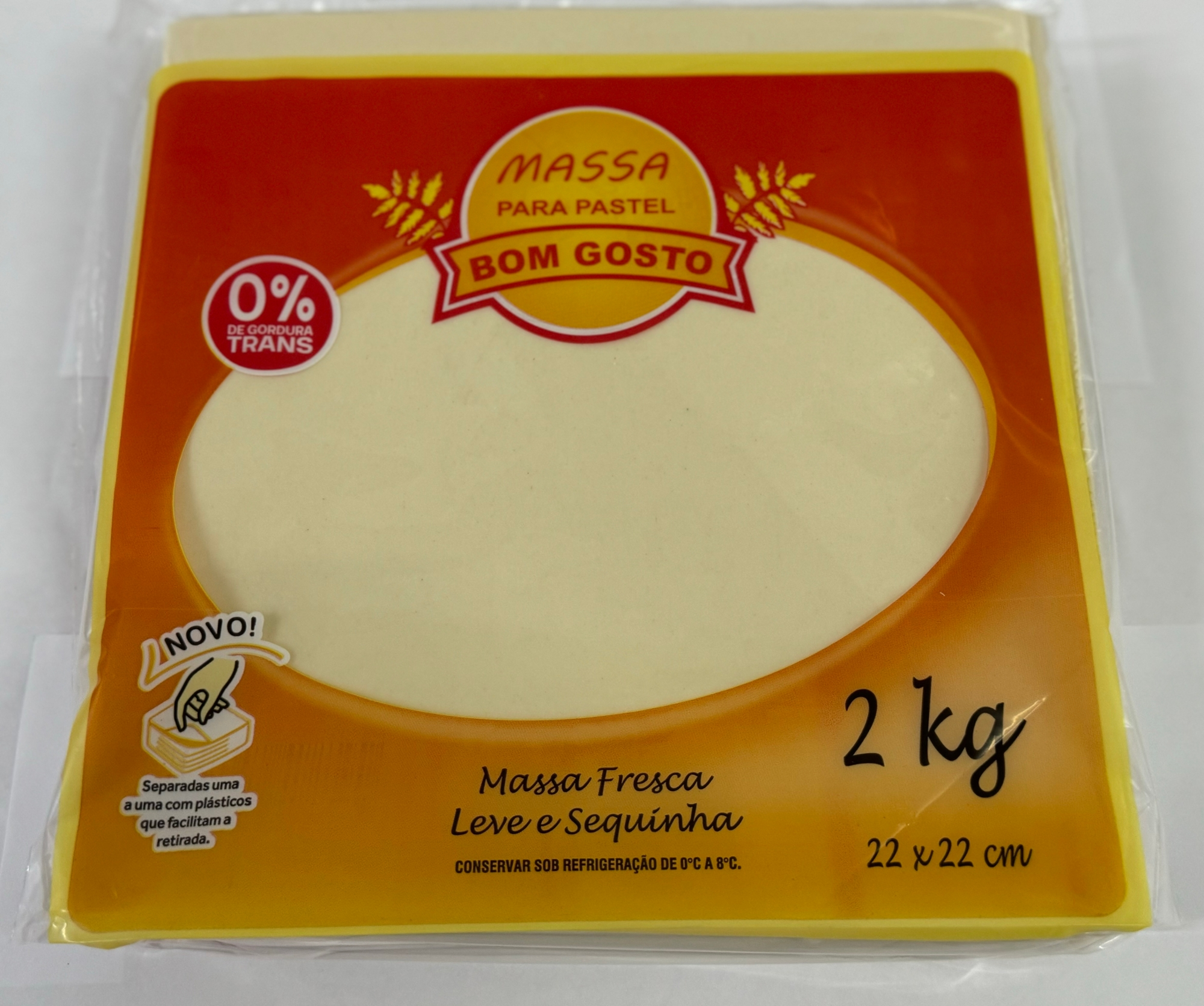 Massa P/pastel Cortada 2kg