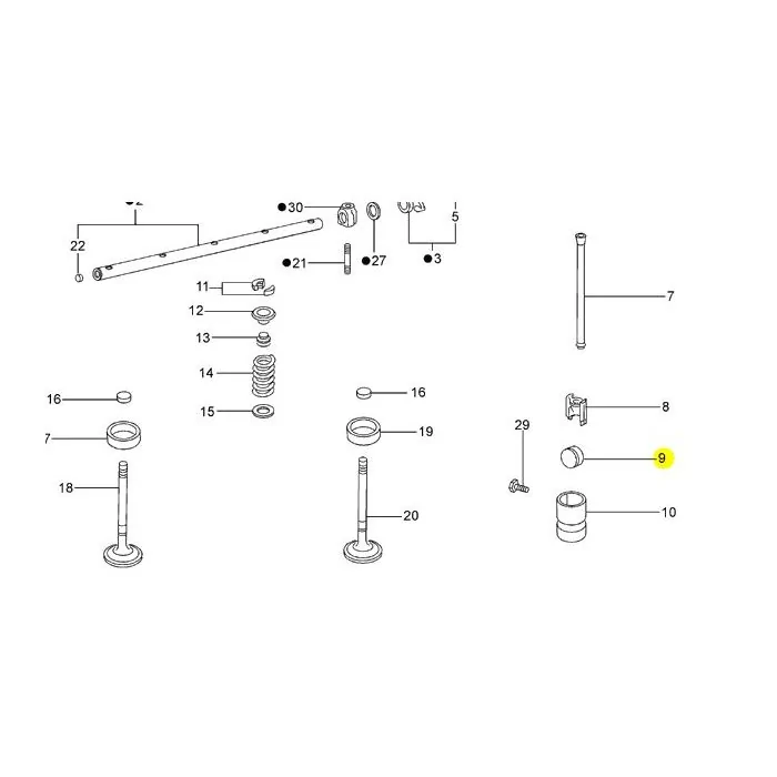 Rolete do Tucho Hidráulico - MWM/MASTER PARTS ERR0561AE