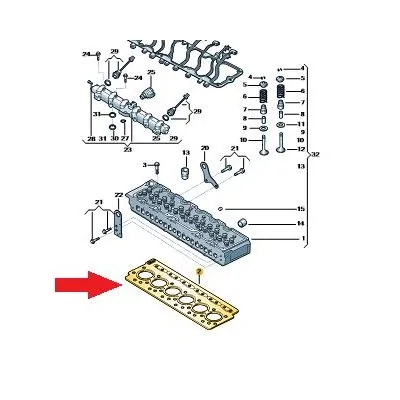 Junta do Cabeçote - MWM/MASTER PARTS 1885880C2