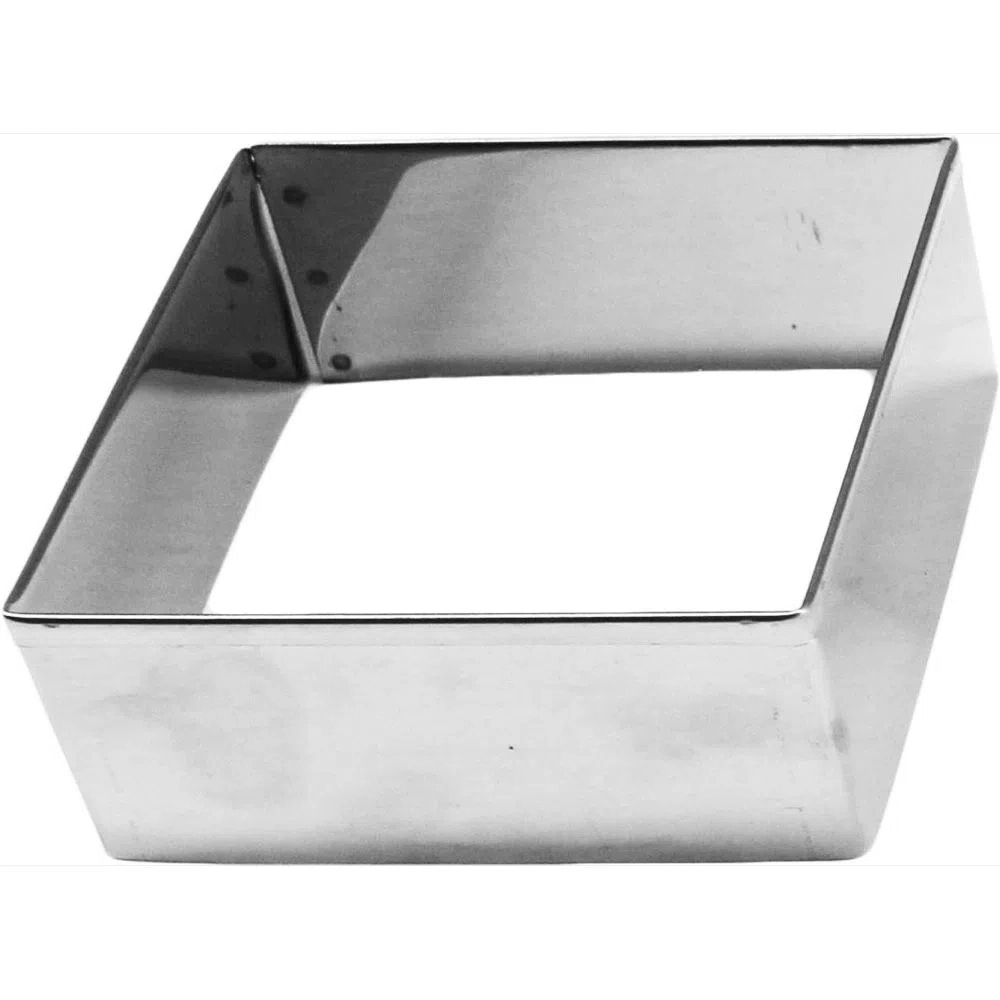 Aro Cortador Quadrado Inox 5x5 Ref.15228 Doupan