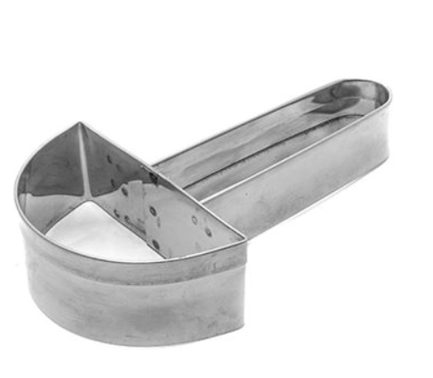 Raspador Chocolate Meia Lua Inox Doupan