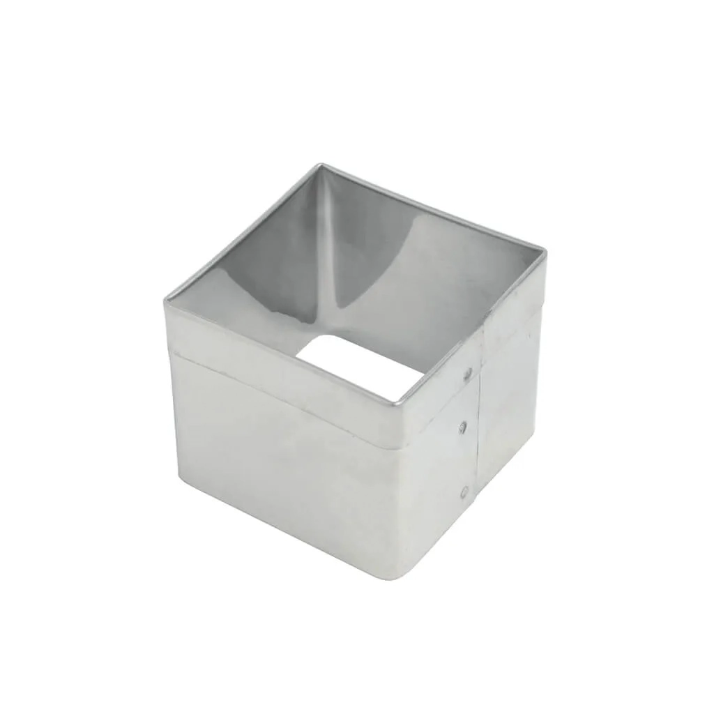Aro Cortador Quad.liso 4,6x4cm Inox 1un