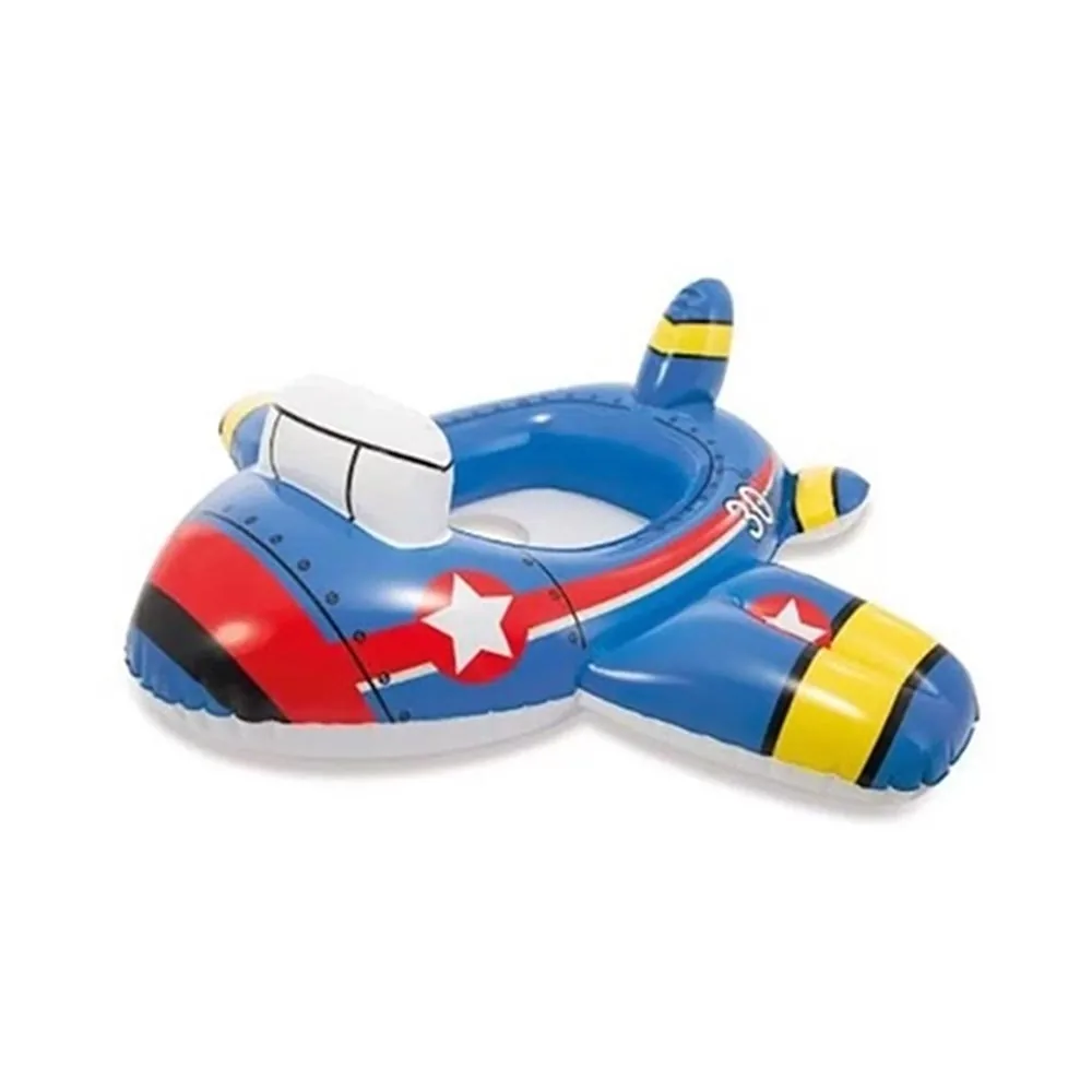 Baby Bote Kiddie Boia Inflável Policia Bombeiro Avião Intex