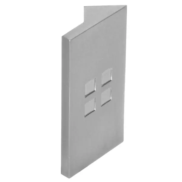 Puxador para Móveis 32mm Zamac Cromado Acetinado Prata Italy Line