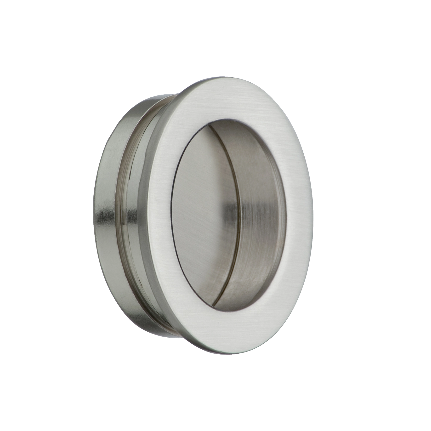 Puxador para Móveis Zamac 35mm Prata Acetinado Italy Line