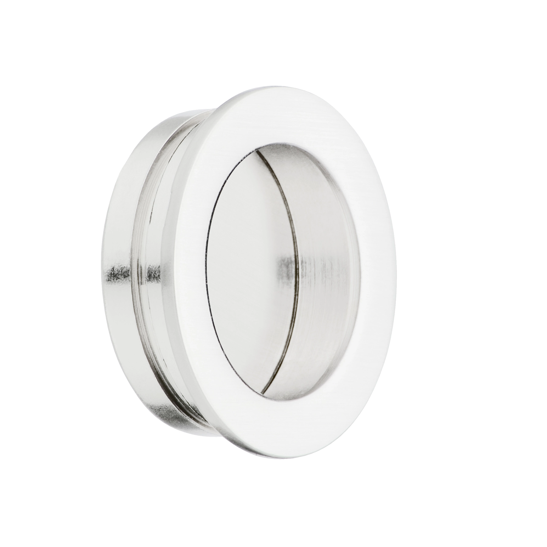 Puxador para Móveis Embutir Zamac 35mm Cromado 1 peça
