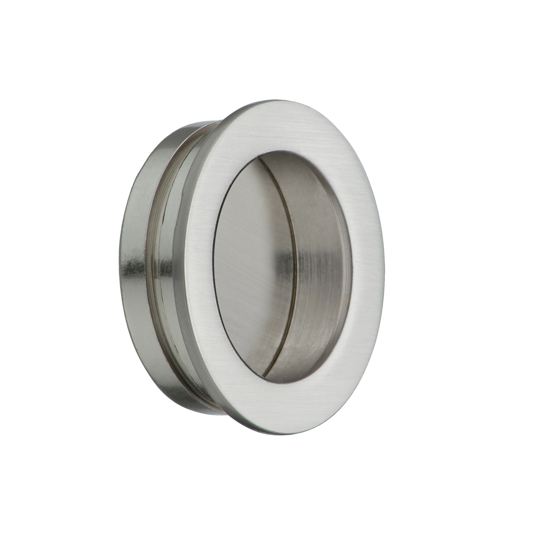 Puxador para Móveis Zamac 42mm Prata Acetinado Italy Line