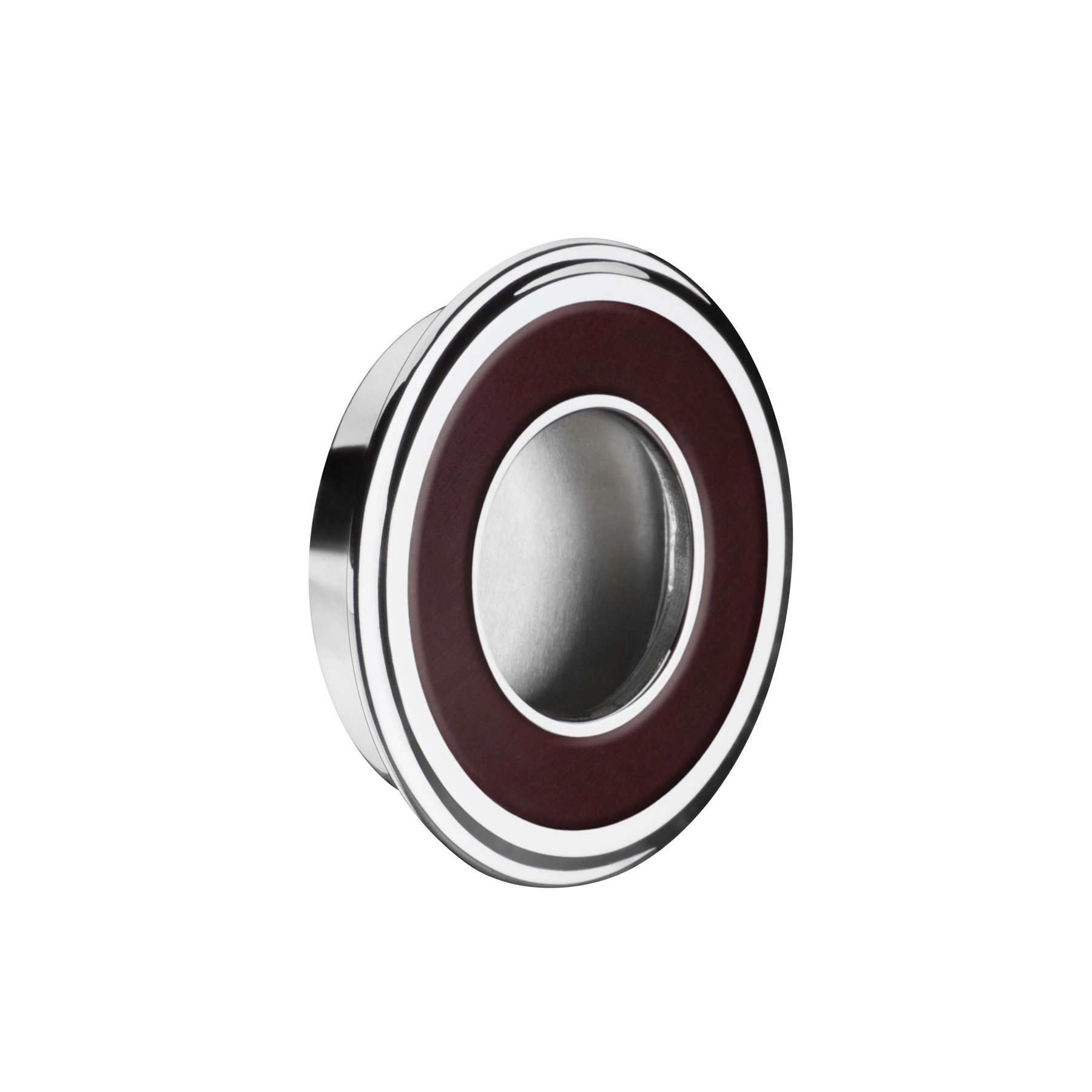 Puxador para Móveis Embutir Zamac 40mm Cromado 1 peça