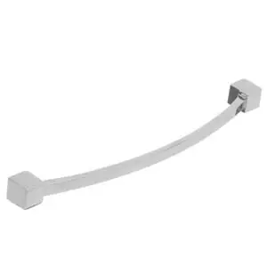 Puxador para Móveis 160mm Zamac Cromado Prata Italy Line