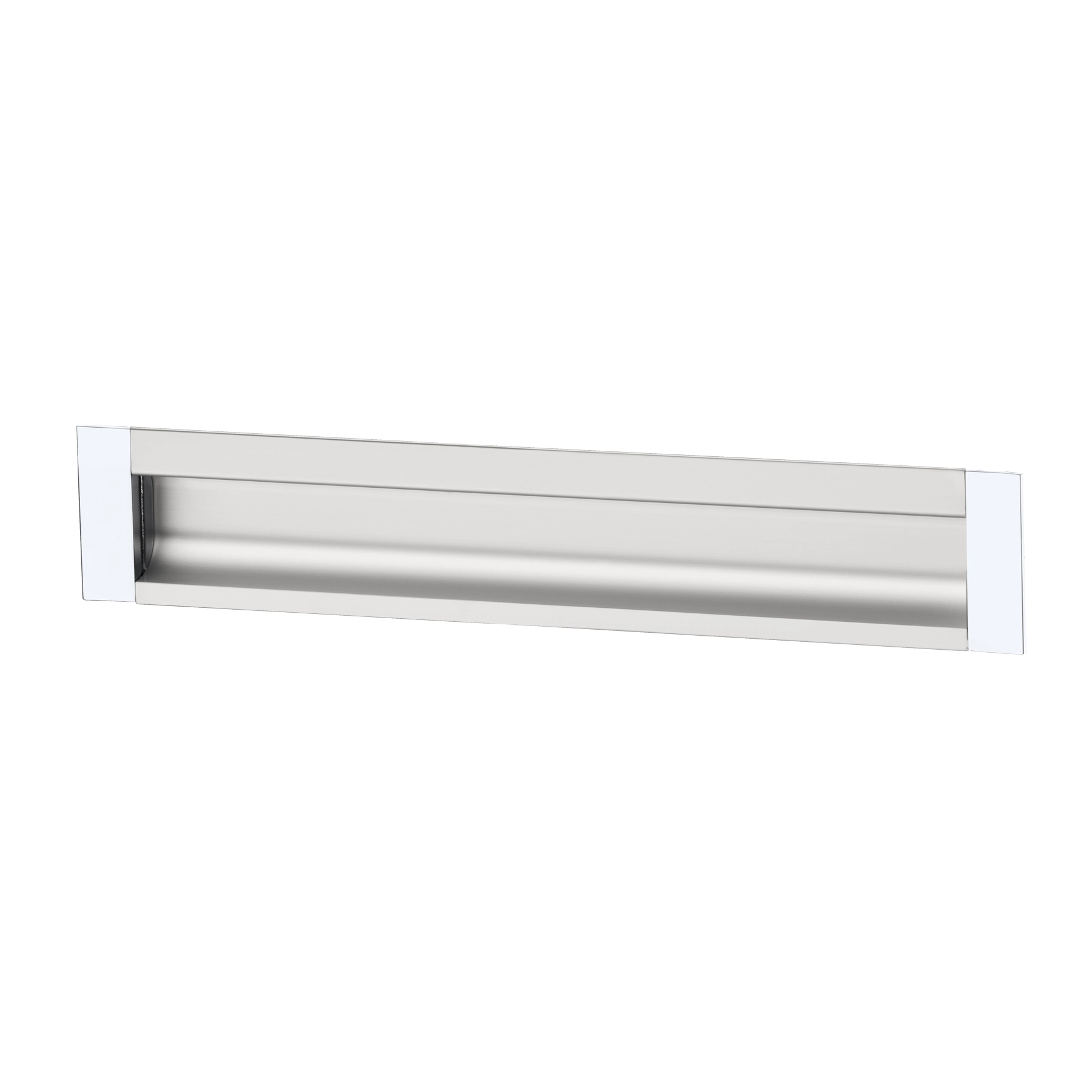 Puxador para Móveis Embutir Alumínio 160mm Anodizado 1 peça