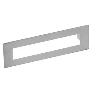 Puxador para Móveis 160mm Alumínio Cromado Acetinado Prata Italy Line