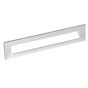 Puxador para Móveis 160mm Alumínio Cromado Prata Italy Line