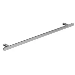 Puxador para Móveis 192mm Zamac Cromado Acetinado Prata Italy Line