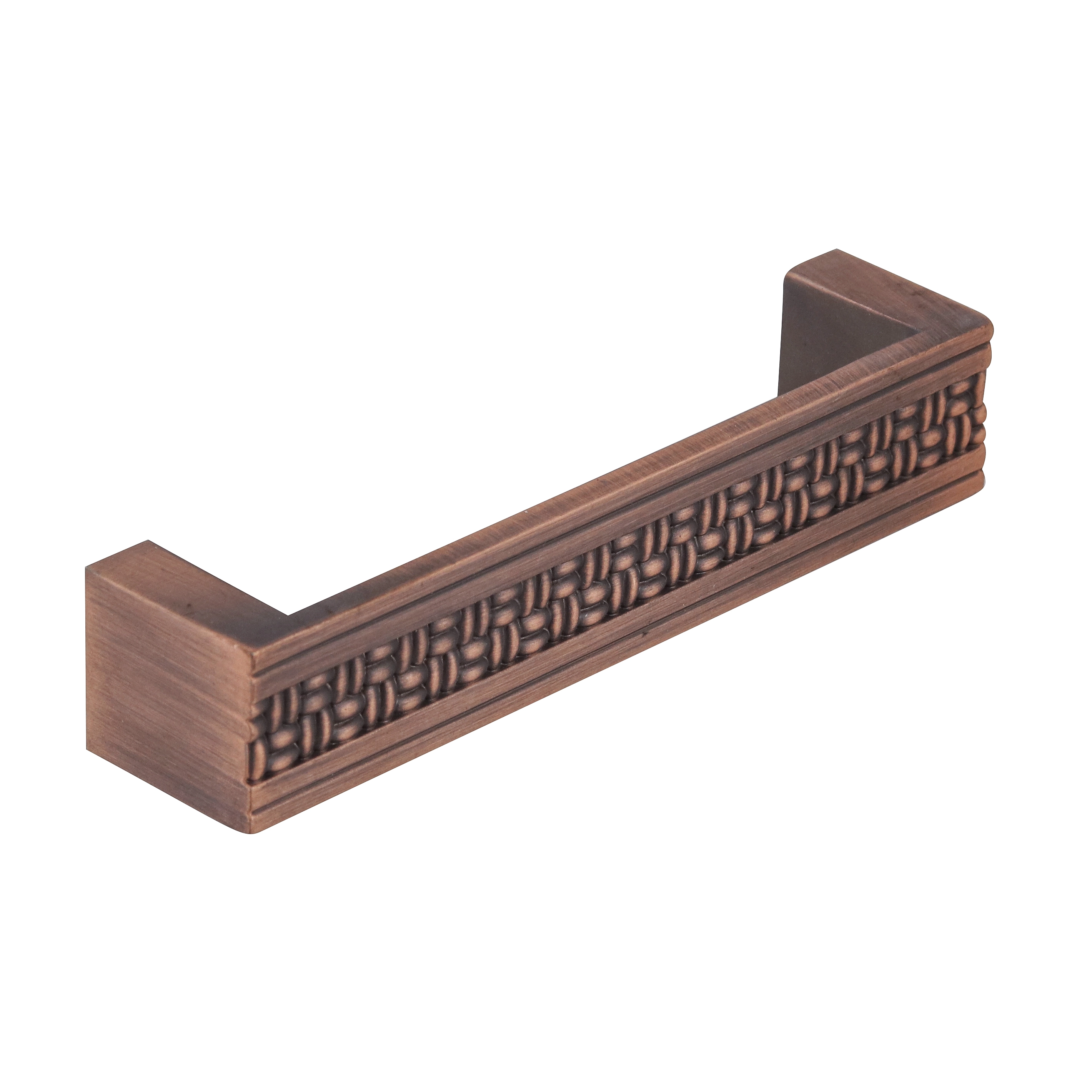 Puxador para Móveis Sobrepor Zamac 102mm Cobre 1 peça