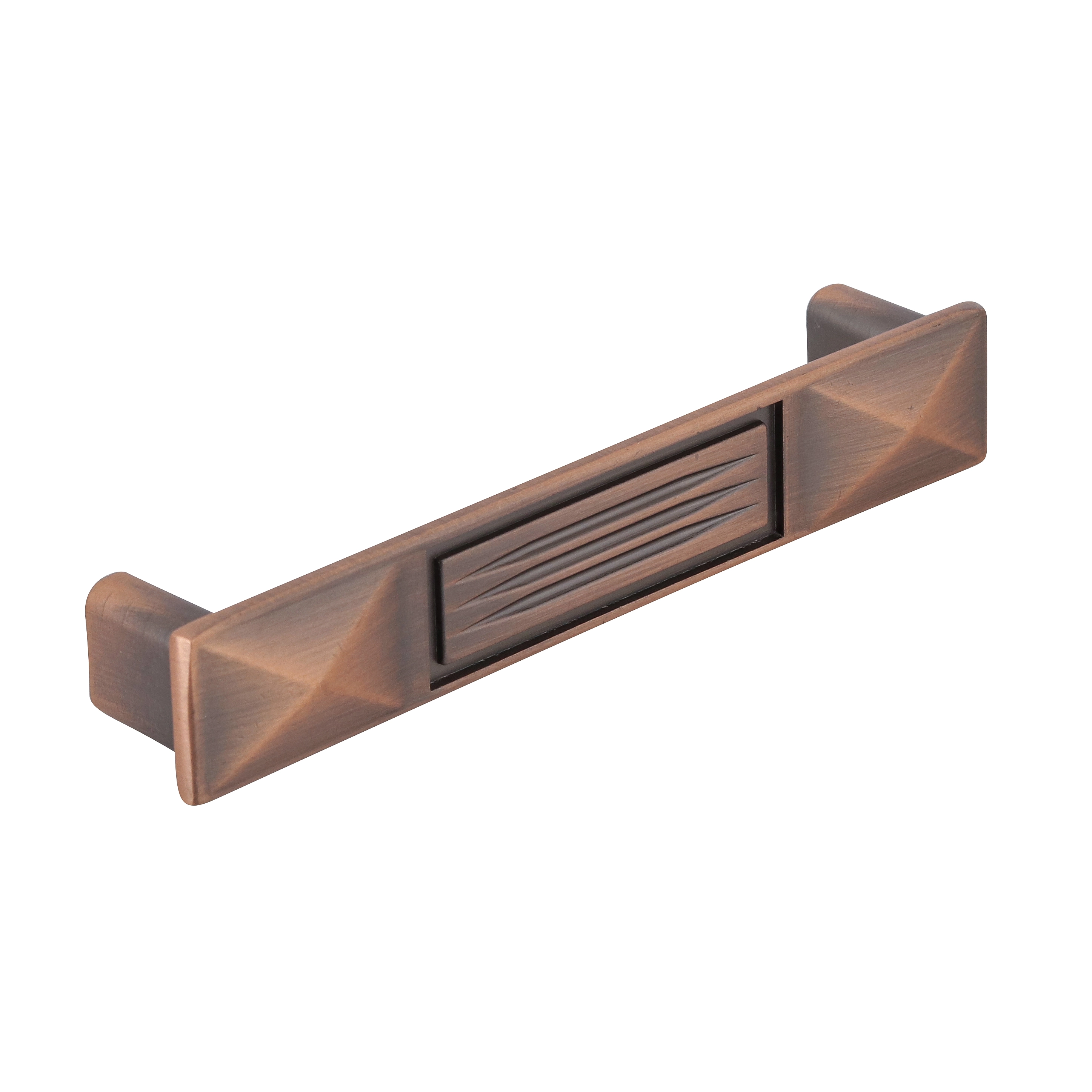 Puxador para Móveis Sobrepor Zamac 107mm Cobre 1 peça