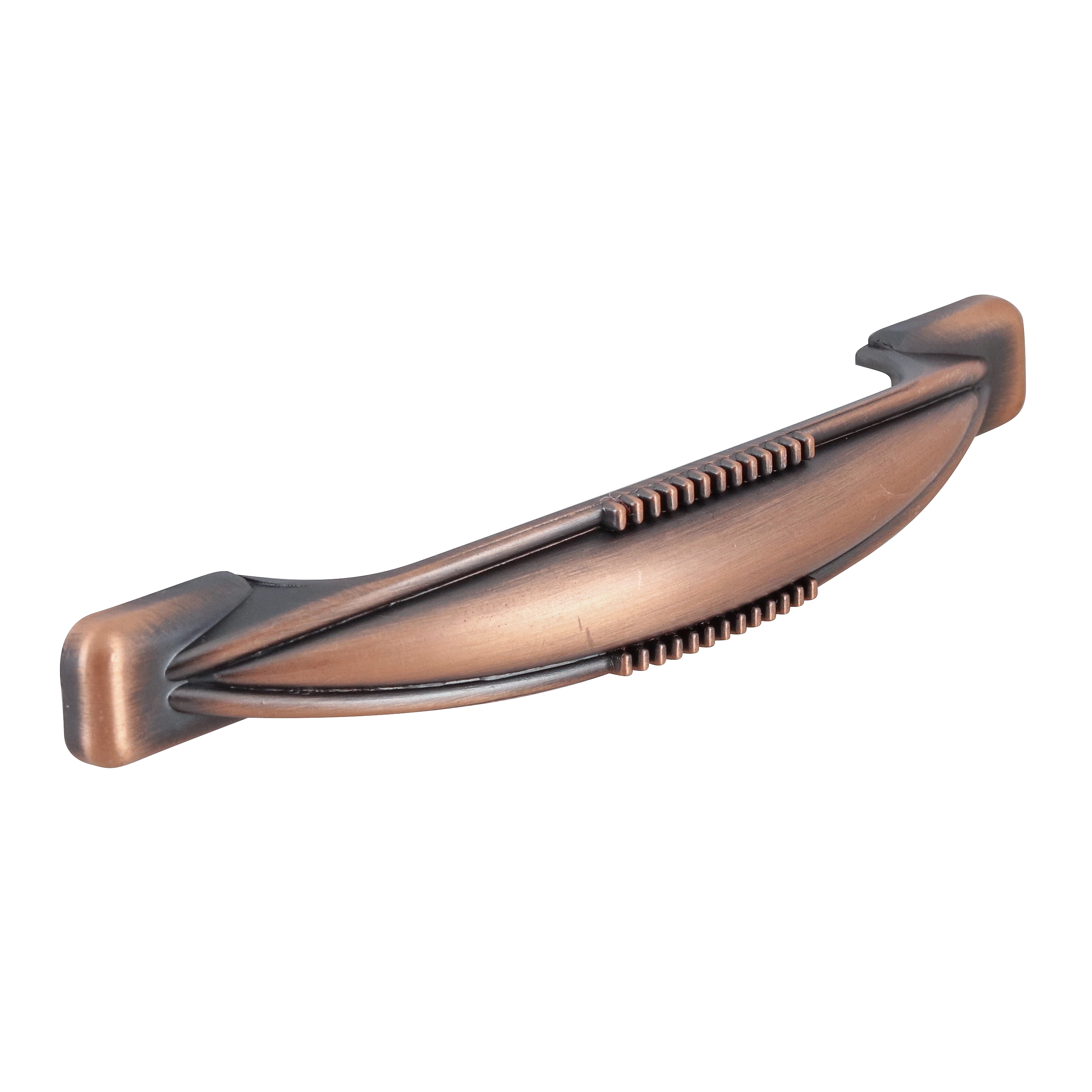 Puxador para Móveis Sobrepor Zamac 118mm Cobre 1 peça