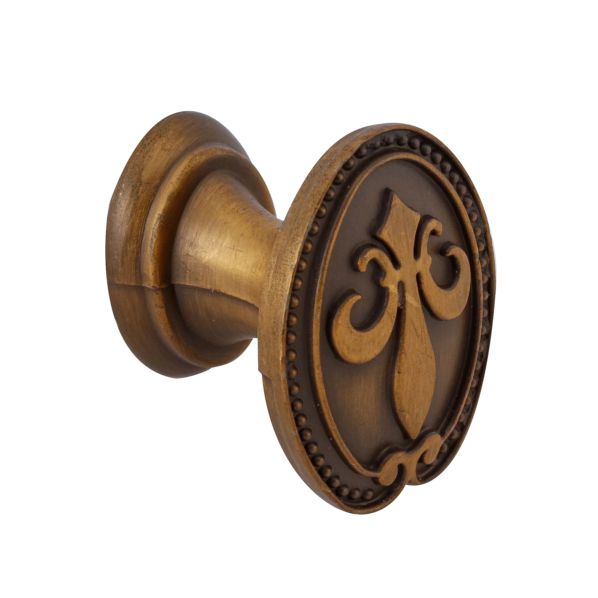 Puxador para Móveis Sobrepor Zamac 33mm Cobre 1 peça