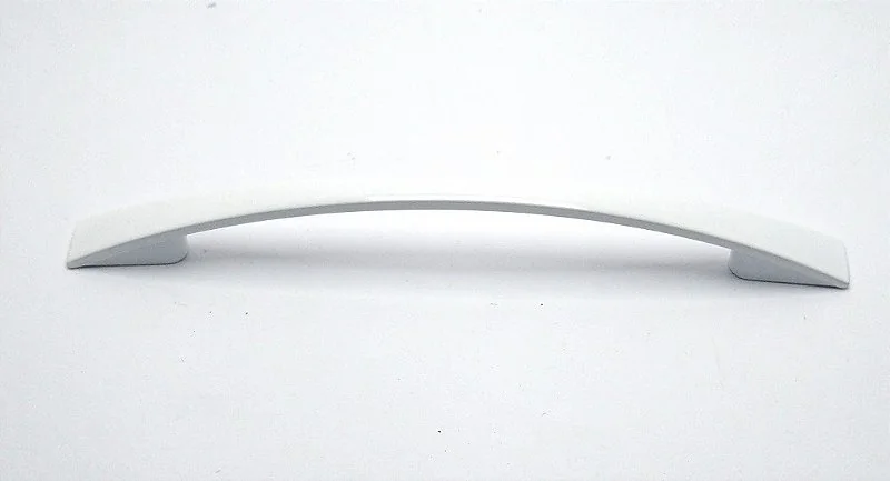 Puxador Italy Line 2092 Branco Metal 096mm Com Parafusos