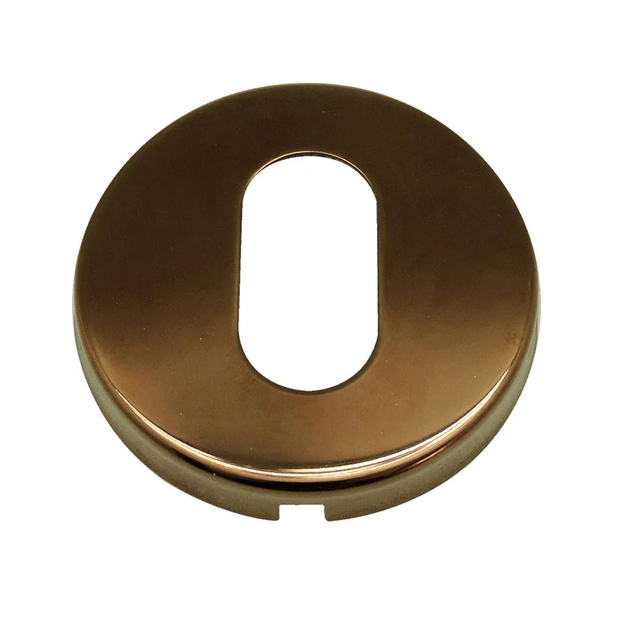Roseta Redonda Para Fechadura Inox Cobre Italy Line - Il220-co Cobre - 50mm